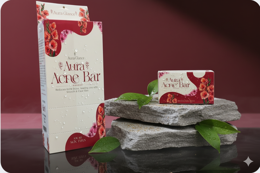 AuraGlance 6 in 1 Acne Bar Pack